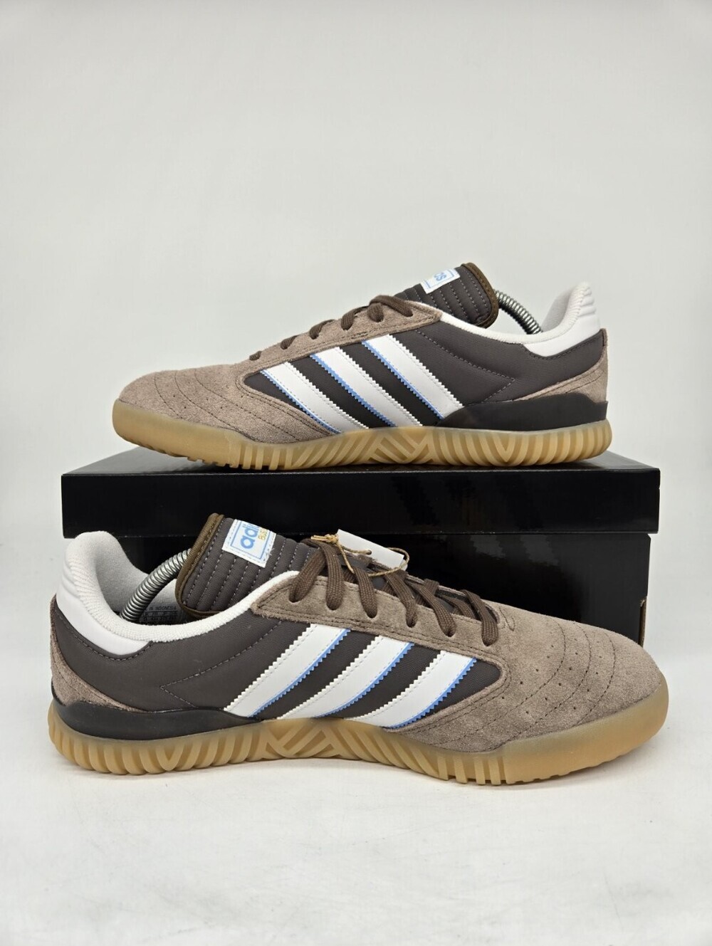 adidas Men's Busenitz Indoor JP8597 Super Earth Strata White Shoes Size 10 - Picture 6 of 8